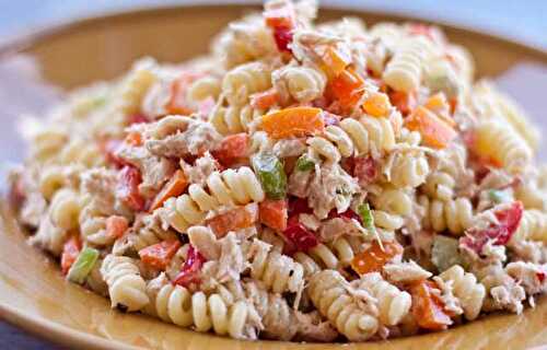 Salade de Pâtes au Thon et Légumes