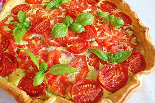 Tarte Légère Pesto et Tomates