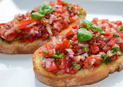 Bruschettas à la Tomate