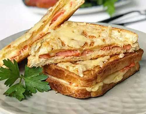 Croque Monsieur au Saumon Fumé