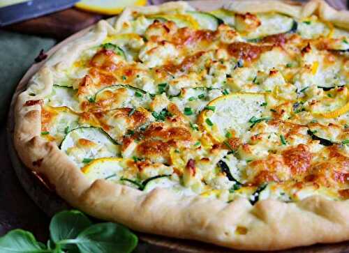 Tarte Fine aux Courgettes et Feta