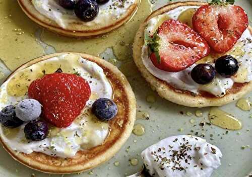 Blinis Sucrés aux Fruits Rouges