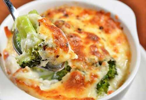 Gratin de Brocoli à la Béchamel Allégée