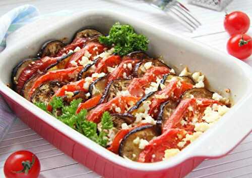 Gratin de Tomates et Aubergines