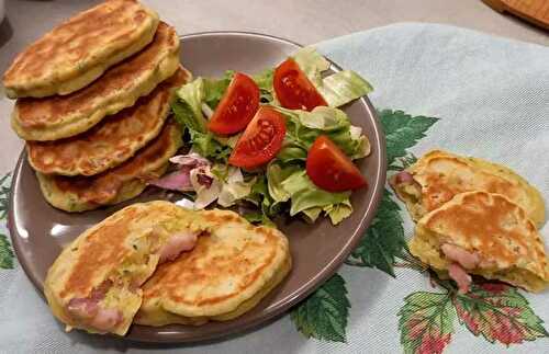 Pancakes Salés aux Lardons