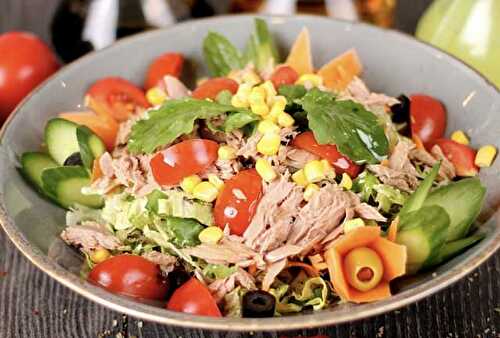 Salade Fraîche de Thon et Légumes