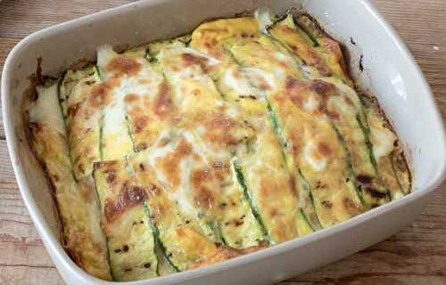 Gratin aux Courgettes et Emmental