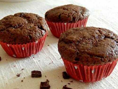 Muffins Chocolat Moelleux Sans Matière Grasse