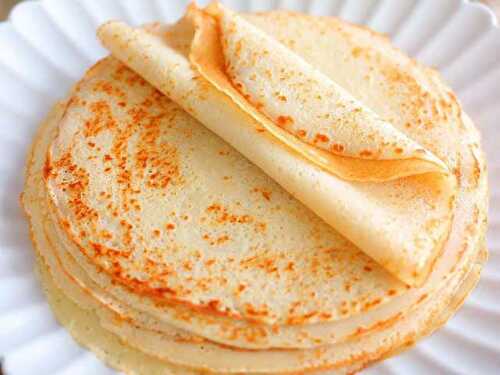 Crêpes à l’Eau Légères