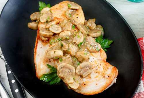 Escalopes de Poulet aux Champignons