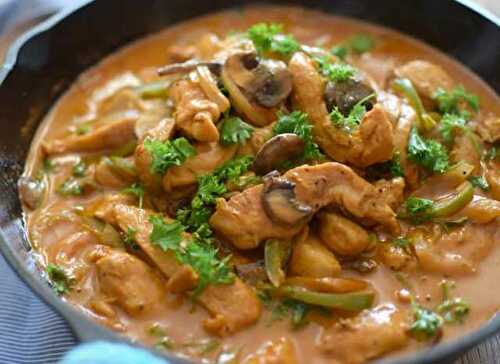 Poulet Stroganoff