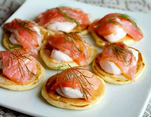 Blinis au Saumon Fumé