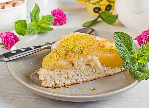 Gâteau Renversé aux Poires