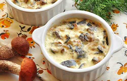 Gratin Léger aux Champignons