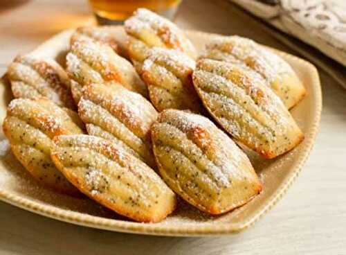 Madeleines au Citron et Pavot