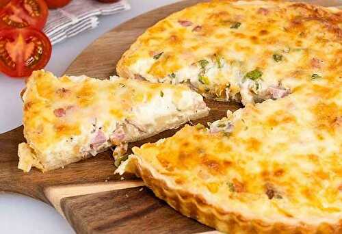 Quiche Lorraine Gourmande et Légère