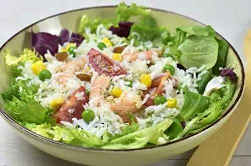 Salade de Riz aux Crevettes