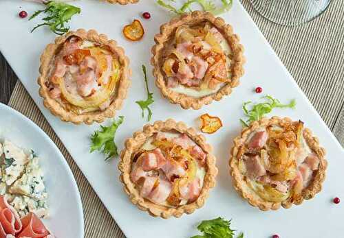 Tartelettes au Jambon et Oignon