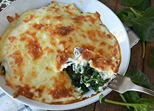 Gratin Léger aux Épinards et Chèvre