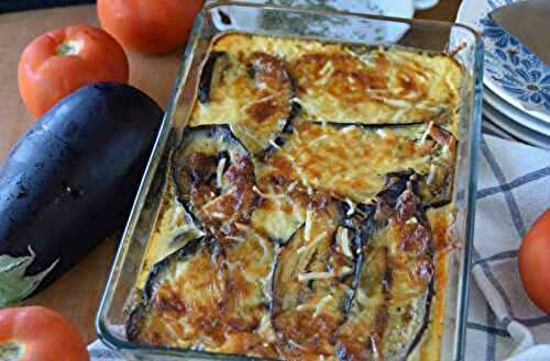 Gratin Léger d’Aubergines et Jambon