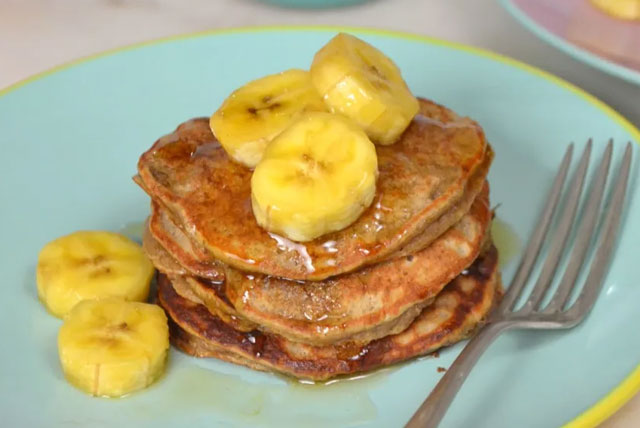 Pancakes à la Banane et à l’Avoine