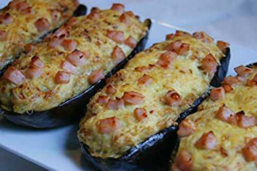 Aubergines Farcies au Jambon