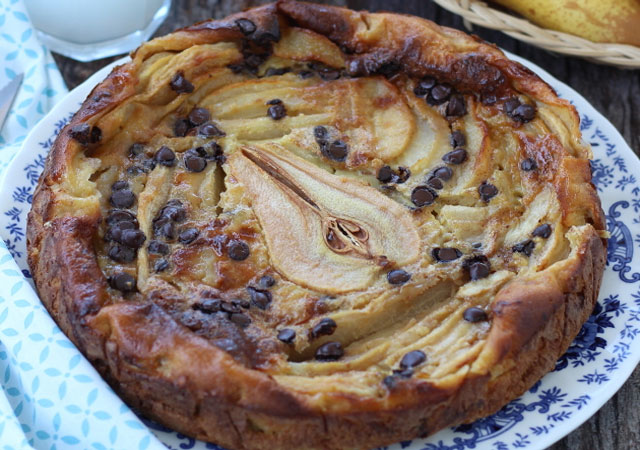 Gâteau aux Poires Sans Sucre et Sans Beurre