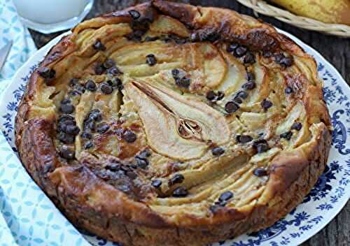 Gâteau aux Poires Sans Sucre et Sans Beurre