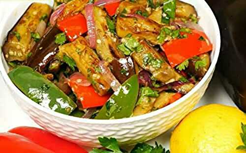 Salade d'Aubergines et Poivrons