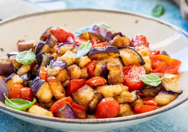 Poêlée d'Aubergines