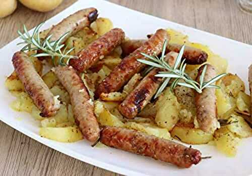 Saucisse et Pommes de Terre au Four