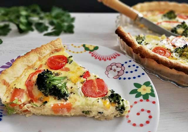 Tarte Légère aux Légumes de Soleil