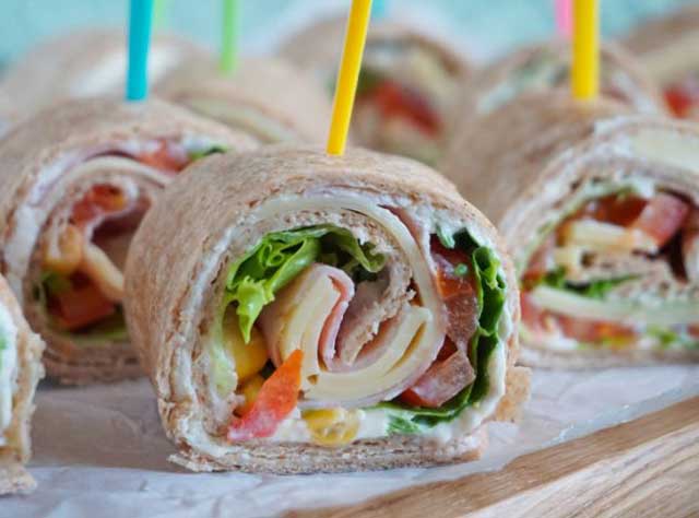 Wraps Jambon Salade et Fromage Frais