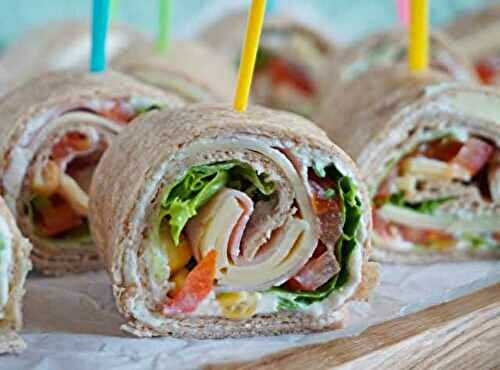 Wraps Jambon Salade et Fromage Frais