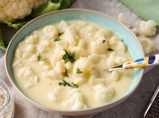 Soupe Crémeuse au Chou-Fleur