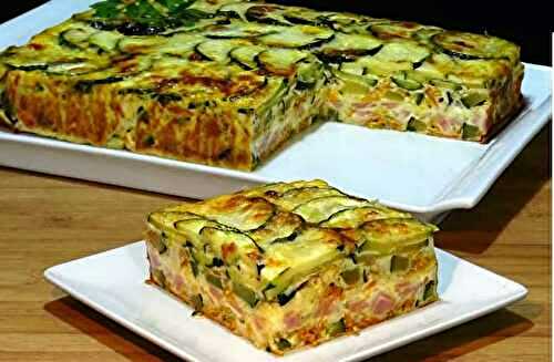 Flan aux Courgettes et Jambon WW