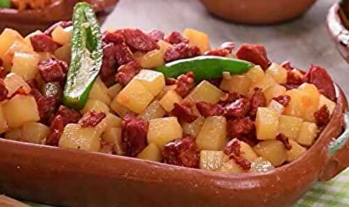 Poêlée de Pommes de Terre et Chorizo WW