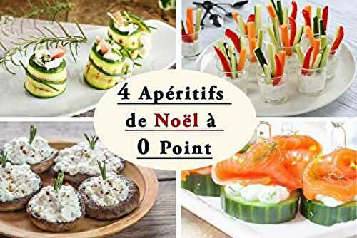 4 apéritifs de Noël à 0 point WW
