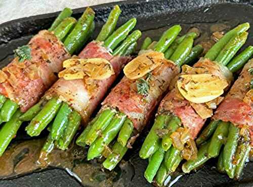 Fagots de Haricots Verts au Bacon WW