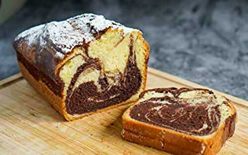 Gâteau Marbré Sans Sucre sans Beurre