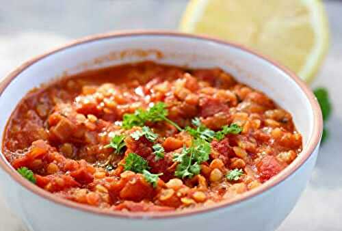 Lentilles à la Tomates