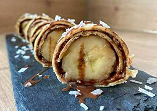 Makis de Crêpes Banane Chocolat WW