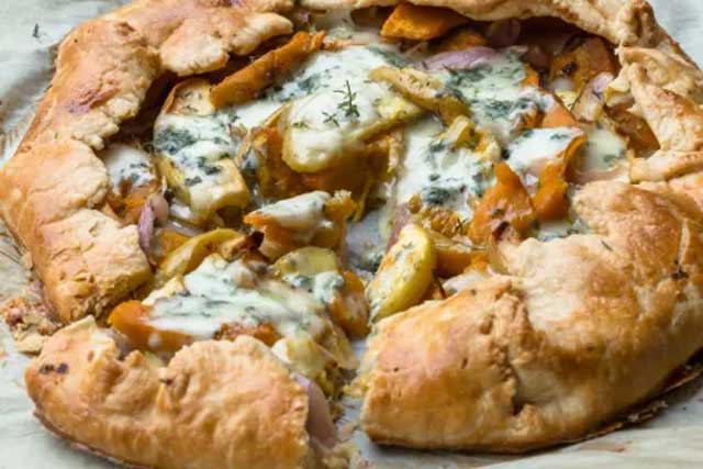 Tarte Légère au Potiron et au Roquefort WW