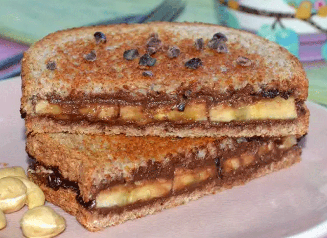 Croque-Monsieur Banane Chocolat WW