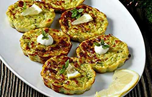 Galettes de Courgettes Fromage Blanc