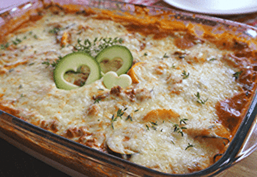 Gratin de Pomme de Terre et Viande Hachée