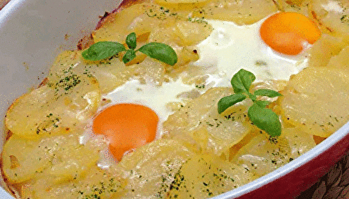 Gratin de Pommes de Terre et Oeufs WW