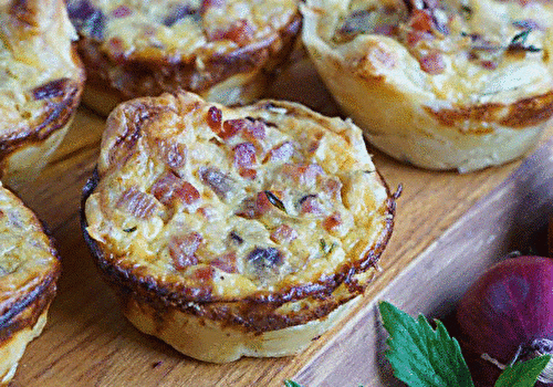 Mini Quiches Légers Oignons-Lardons WW