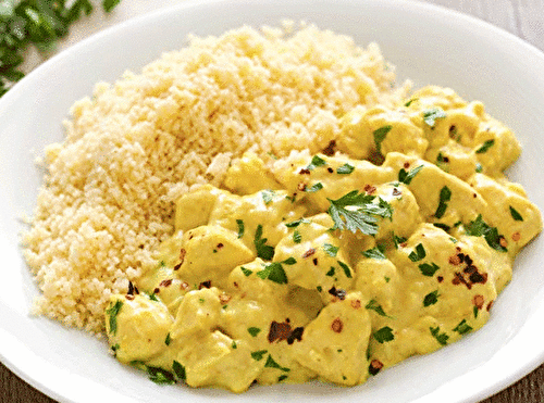 Sauté de Poulet au Curry et Coco WW