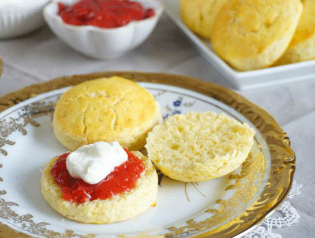 Scones Sans  Beurre et Sans Sucre